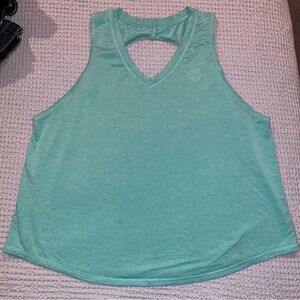 Peloton Dreamblend Double Twist Back Tank, Turquoise, XL‎